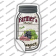 Grapes Farmers Market Novelty Mason Jar Sticker Decal Small