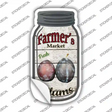 Plums Farmers Market Novelty Mason Jar Sticker Decal Small