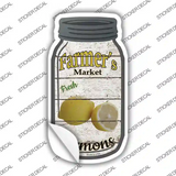 Lemons Farmers Market Novelty Mason Jar Sticker Decal Small