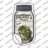 Artichokes Farmers Market Novelty Mason Jar Sticker Decal Small