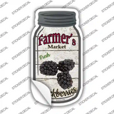 Blackberries Farmers Market Novelty Mason Jar Sticker Decal Small