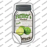 Limes Farmers Market Novelty Mason Jar Sticker Decal Small