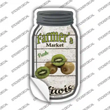 Kiwis Farmers Market Novelty Mason Jar Sticker Decal Small