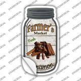 Cinnamon Farmers Market Novelty Mason Jar Sticker Decal Small