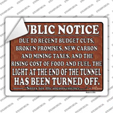 Light At The End Novelty Rectangle Sticker Decal