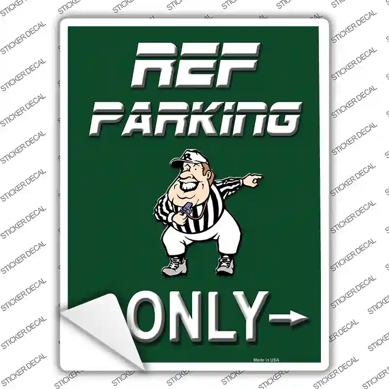 Ref Only Novelty Rectangle Sticker Decal