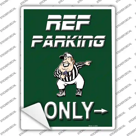 Ref Only Novelty Rectangle Sticker Decal