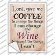 Give Me Coffee Novelty Rectangle Sticker Decal Small