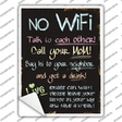 No WiFi Novelty Rectangle Sticker Decal