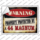 44 Magnum Novelty Rectangle Sticker Decal Small