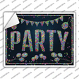 Party Confetti Novelty Rectangular Sticker Decal