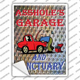 Garage And Sanctuarys Novelty Rectangle Sticker Decal
