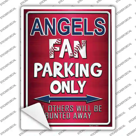 Angels Novelty Rectangle Sticker Decal Small