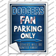 Dodgers Novelty Rectangle Sticker Decal Small