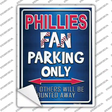 Phillies Novelty Rectangle Sticker Decal Small