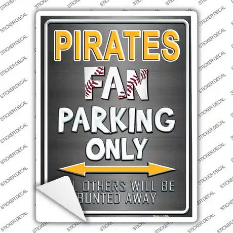 Pirates Novelty Rectangle Sticker Decal Small