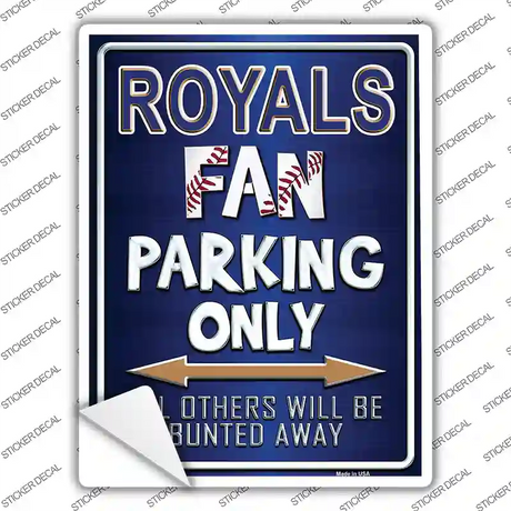 Royals Novelty Rectangle Sticker Decal Small