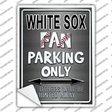 White Sox Novelty Rectangle Sticker Decal Small