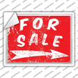 For Sale to the Right Novelty Rectangle Sticker Decal