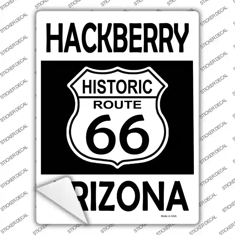 Hackberry Arizona Historic Route 66 Novelty Rectangle Sticker Decal