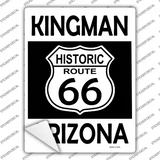 Kingman Arizona Historic Route 66 Novelty Rectangle Sticker Decal