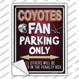 Coyotes Novelty Rectangle Sticker Decal