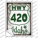 HWY 420 Idaho Novelty Rectangle Sticker Decal Small