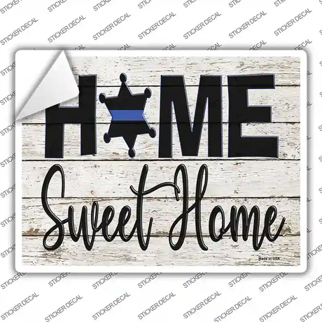 Home Sweet Home Novelty Rectangle Sticker Decal Small