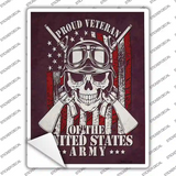 Proud Veteran Of The Army Novelty Rectangle Sticker Decal Small