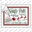 North Pole Trading Co Novelty Rectangle Sticker Decal Small