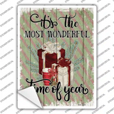 Most Wonderful Time Gifts Novelty Rectangle Sticker Decal Small