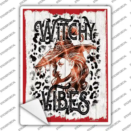 Witchy Vibes Novelty Rectangle Sticker Decal Small