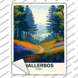 Hallerbos Forest Novelty Rectangle Sticker Decal P-4565s