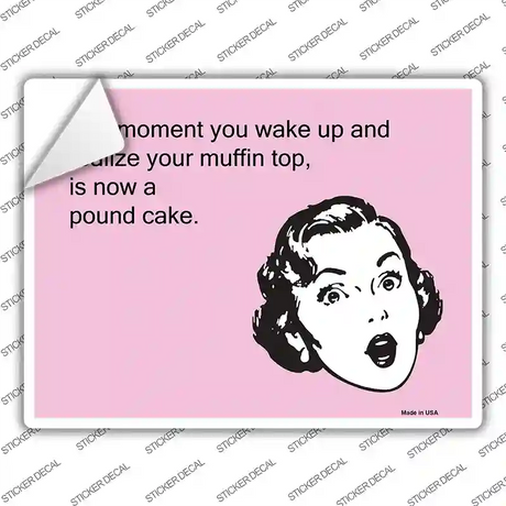 Wake Up And Realize Novelty Rectangle Sticker Decal