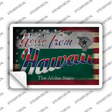 Hello From Hawaii Novelty Postcard Sticker Decals Small