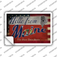 Hello From Maine Novelty Postcard Sticker Decals Small