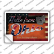 Hello From Ohio Novelty Postcard Sticker Decals Small