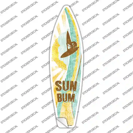 Sun Bum Novelty Surfboard Sticker Decal Small