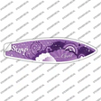 Surf Like A Girl Novelty Surfboard Sticker Decal Small