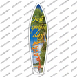 Day In Paradise Novelty Surfboard Sticker Decal Small