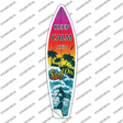 Keep Calm Surf On Novelty Surfboard Sticker Decal Small