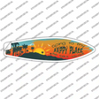 Going To My Happy Place Novelty Surfboard Sticker Decal Small