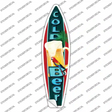 Cold Beer Novelty Surfboard Sticker Decal Small