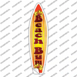 Beach Bum Novelty Surfboard Sticker Decal Small