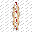 Tropical Novelty Surfboard Sticker Decal Small