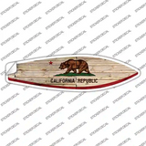 California State Flag Novelty Surfboard Sticker Decal Small