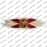 Florida State Flag Novelty Surfboard Sticker Decal Small