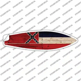 Mississippi State Flag Novelty Surfboard Sticker Decal Small