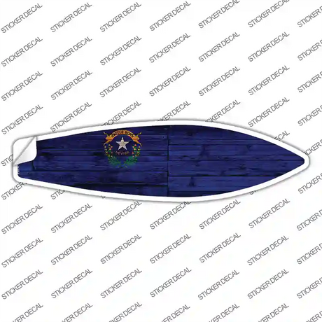 Nevada State Flag Novelty Surfboard Sticker Decal Small