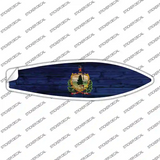 Vermont State Flag Novelty Surfboard Sticker Decal Small